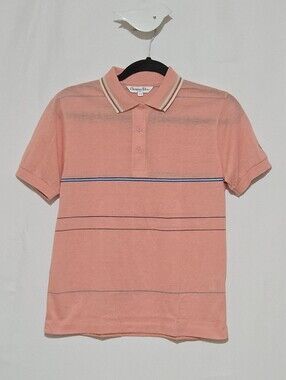 Vintage Christian Dior Short-Sleeve Polo Blouse - Luxury - Old Money - Size 9/10